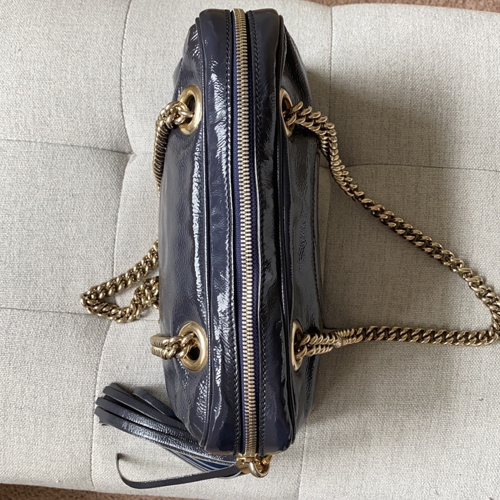 Gucci Soho Disco Double Chain Shoulder Bag - Picture 10 of 16